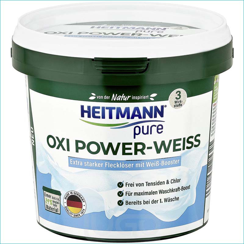 Heitmann OXI odplamiacz w proszku 500g. Weiss
