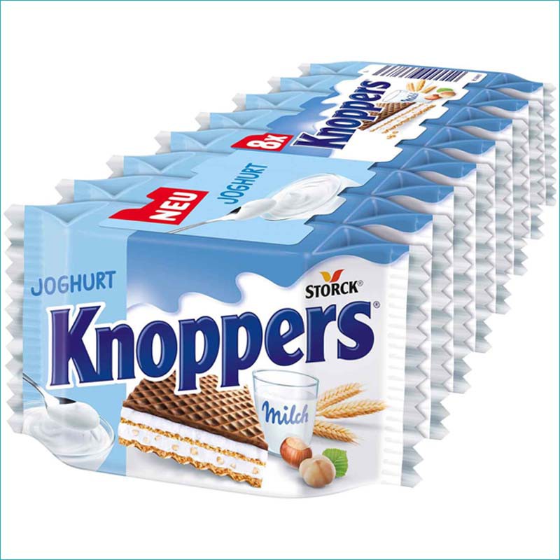 Knoppers wafelki 8szt. Joghurt