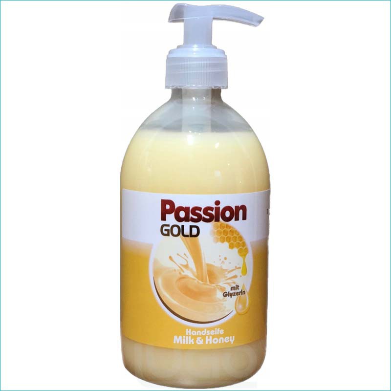 Passion Gold mydło w płynie dozownik 500ml. Milk