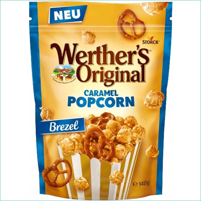 Werther's popcorn Caramel 140g Brezel