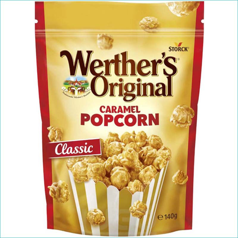Werther's popcorn Caramel 140g. Classic
