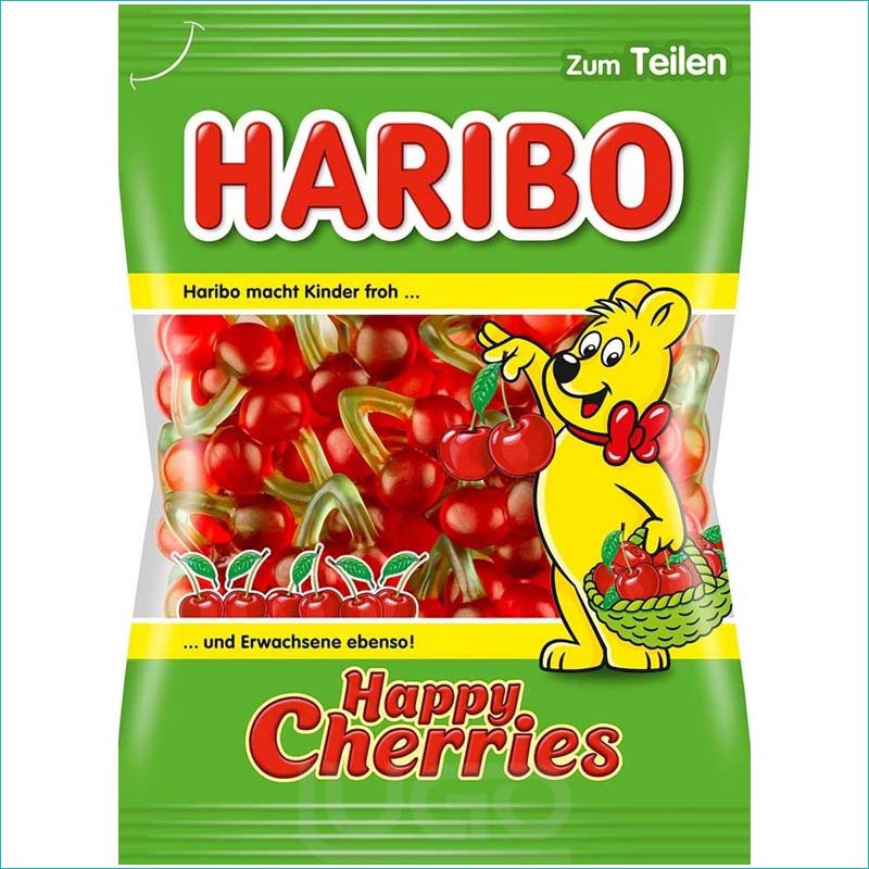 Haribo żelki 175g. Happy Cherries