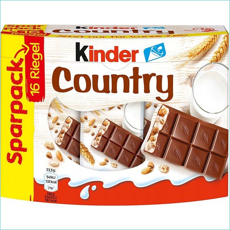 Kinder Country czekoladki z nadzieniem 16szt.