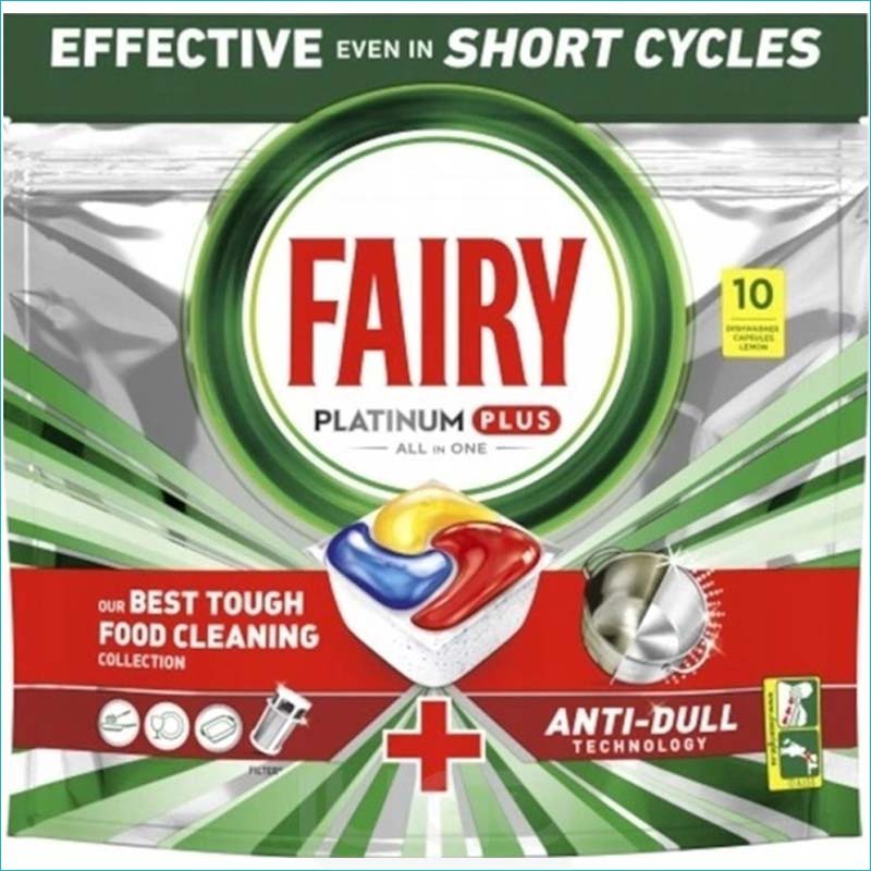 Fairy Platinum Plus kapsułki do zmywarki 10szt. Lemon