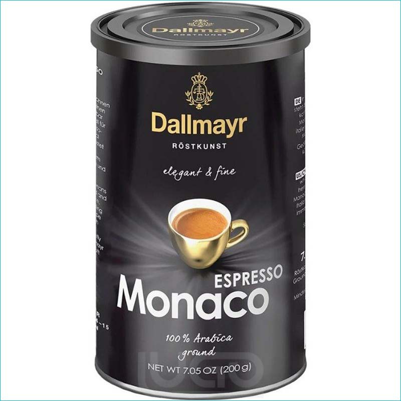 Dallmayr kawa mielona 200g. Espresso Monaco Puszka
