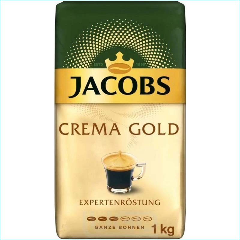 Jacobs ziarno 1kg. Crema Gold